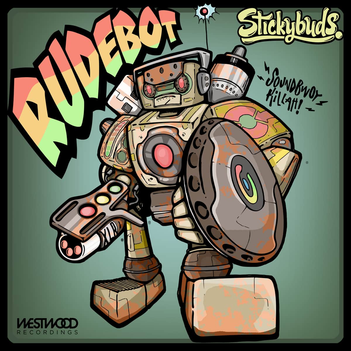 Stickybuds - Rudebot EP Cover