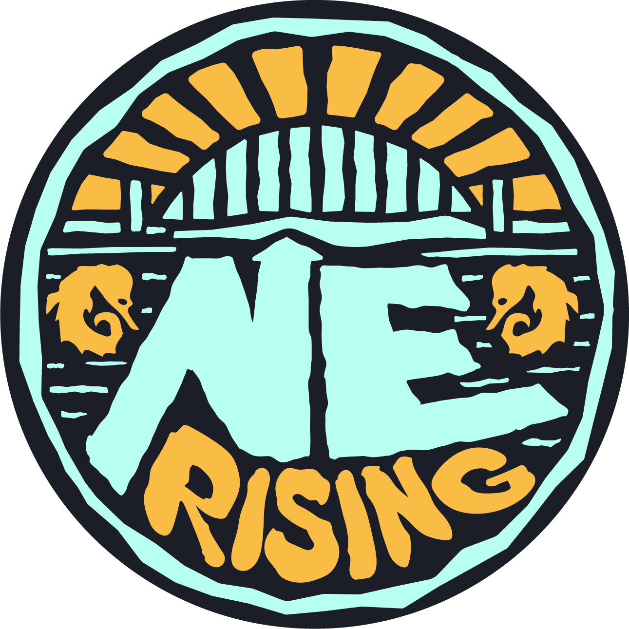 N E Rising Logo