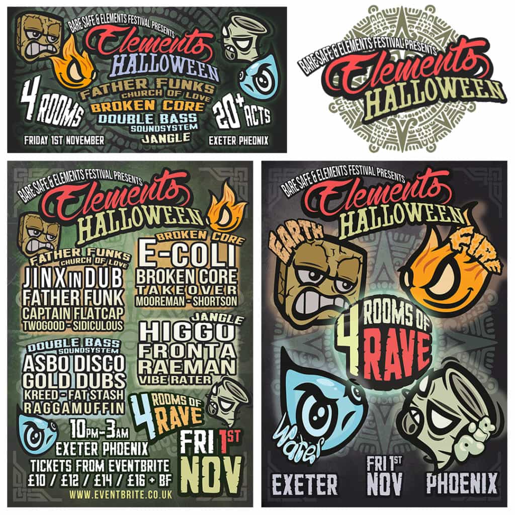 Elements Halloween Branding